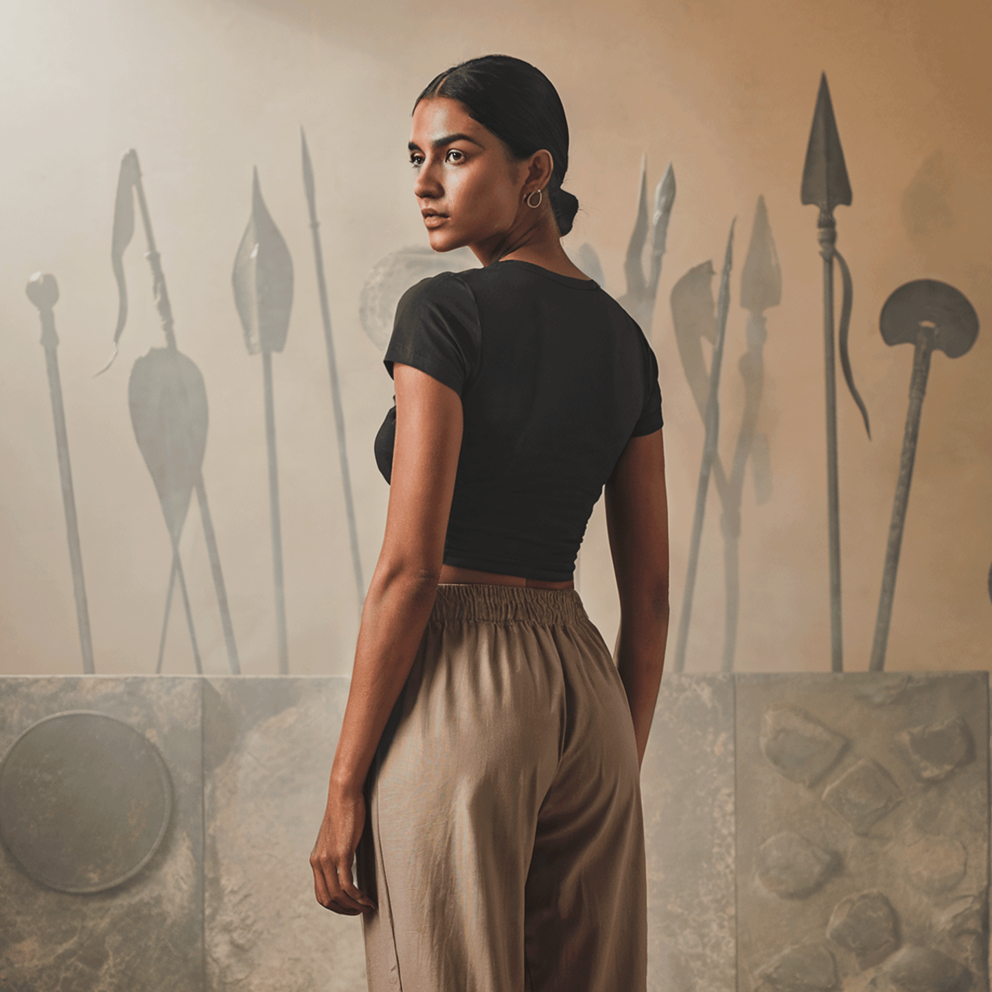 Yajnaseni: Draupadi Baby Tee Covert